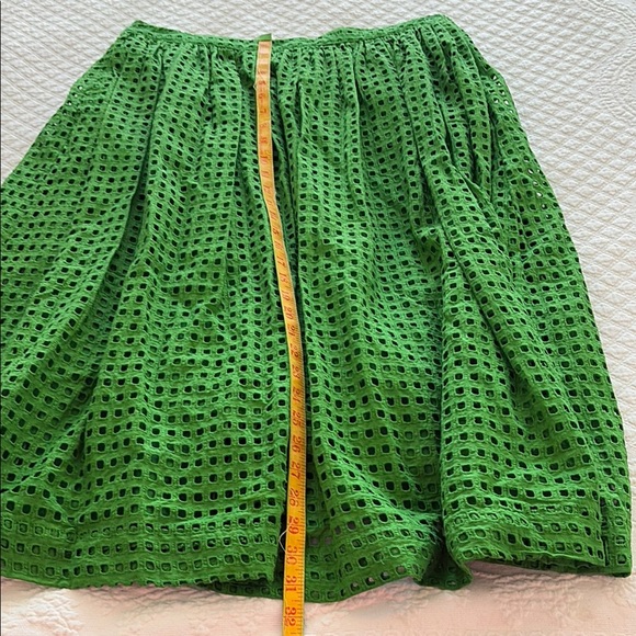 Kate Spade Green Eyelet Women's Skirt for Target - Picture 7 of 8